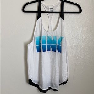 Pink racer back tank